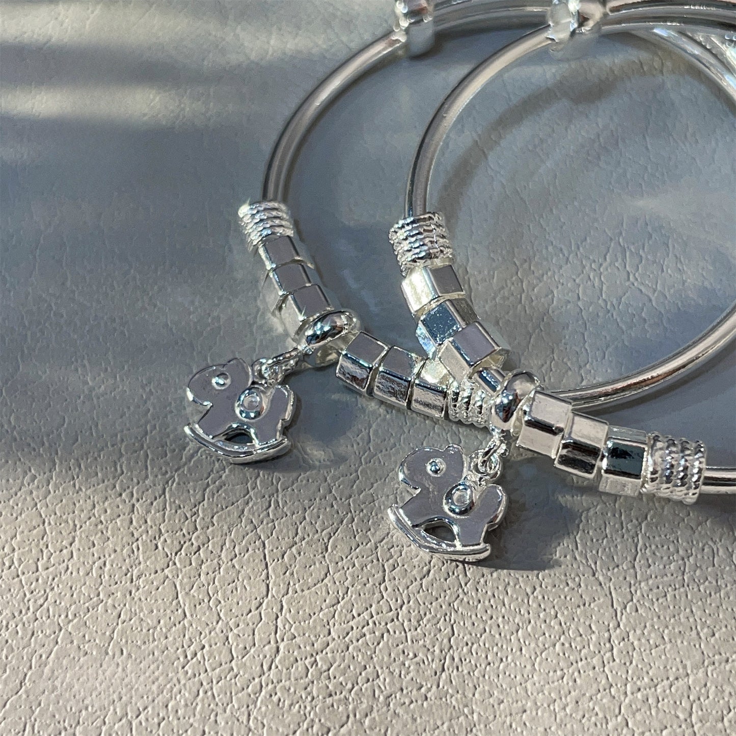 Personalized Fashion Bell Sterling Silver Bracelet