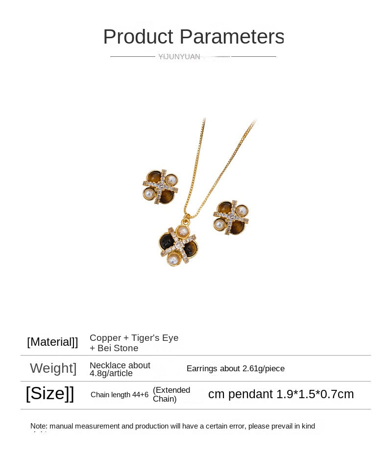 Collar de circonitas de lujo para mujer