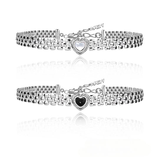 Collar colgante de corazón de amor