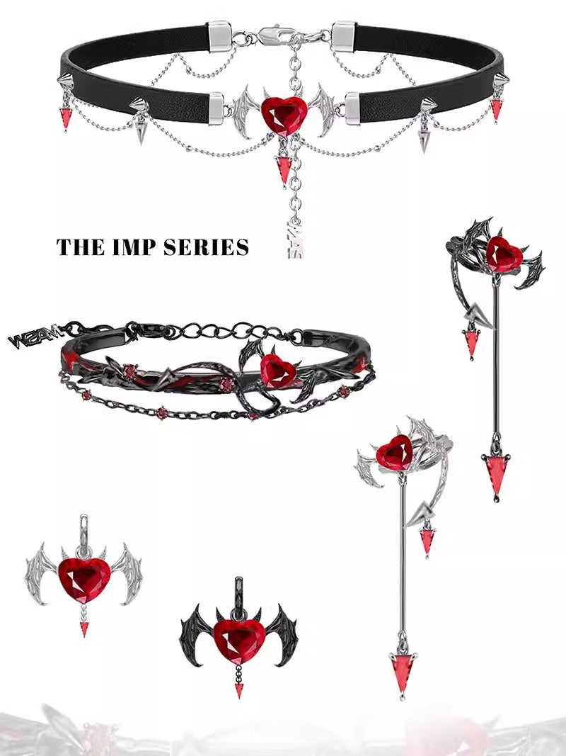 Red heart bracelet