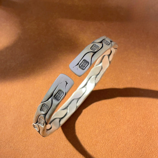 Fashion frosted old woven auspicious words