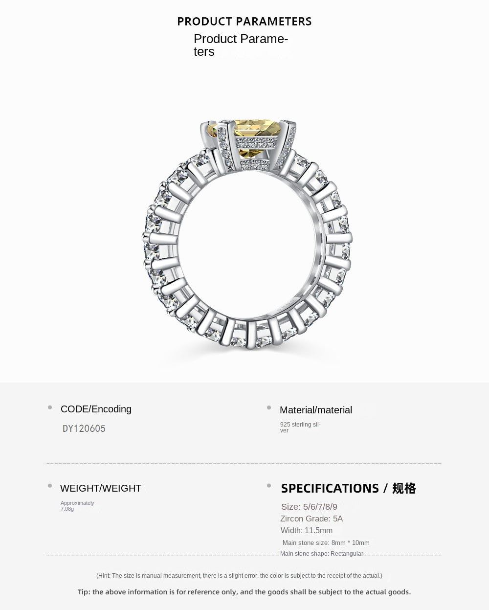 Anillo clásico de circonita con diamante de alto carbono y corte de flor de hielo brillante y noble