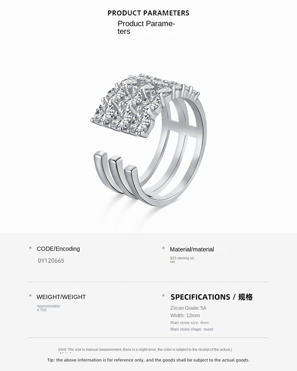 Anillo de diamantes en espiral moderno y personalizado.