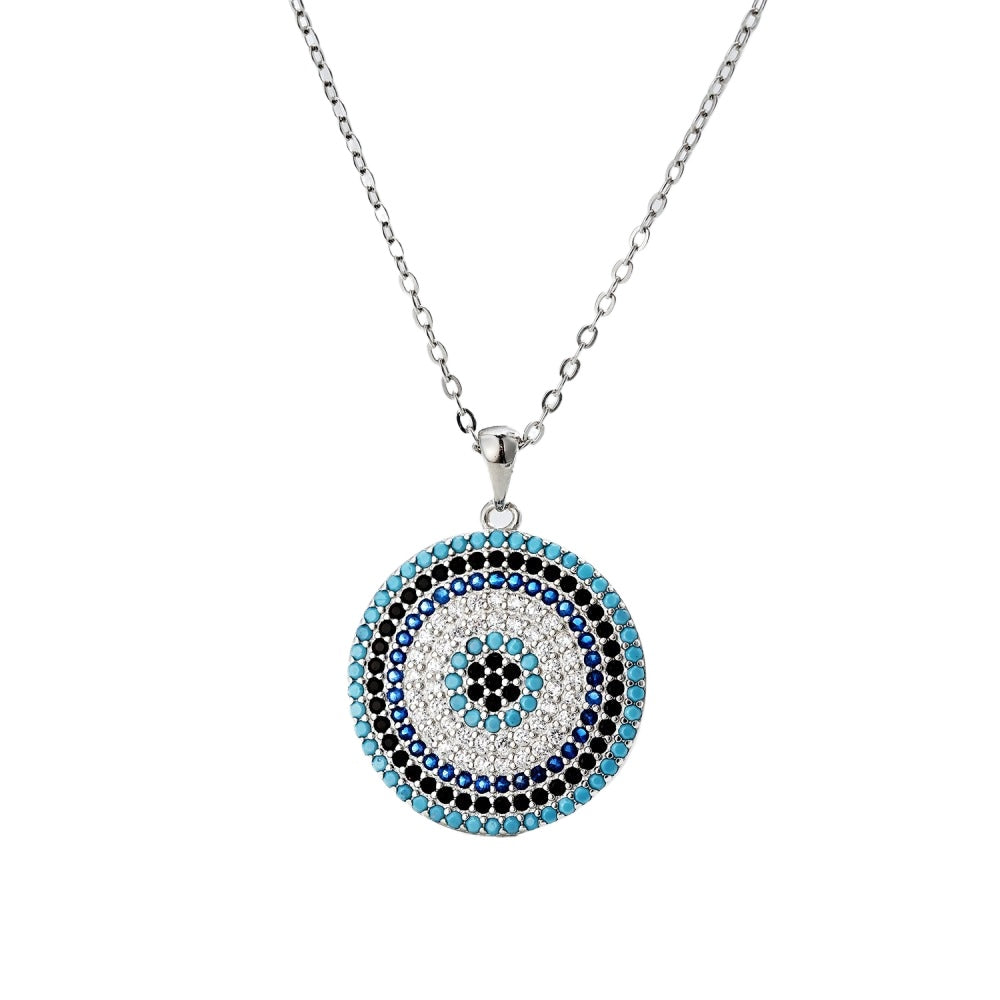 Collar de ojo de diablo moderno y único