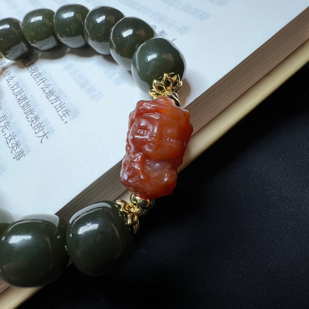 Pulsera Tara de jade hetiano