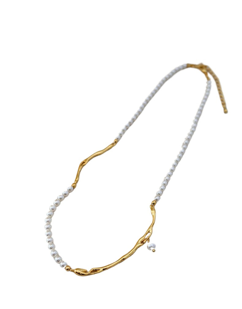 Collar elegante de perlas vintage de alta gama