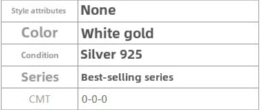 سوار من الفضة الإسترلينية على شكل زهرة الياقوت الأنيقة والرائعة