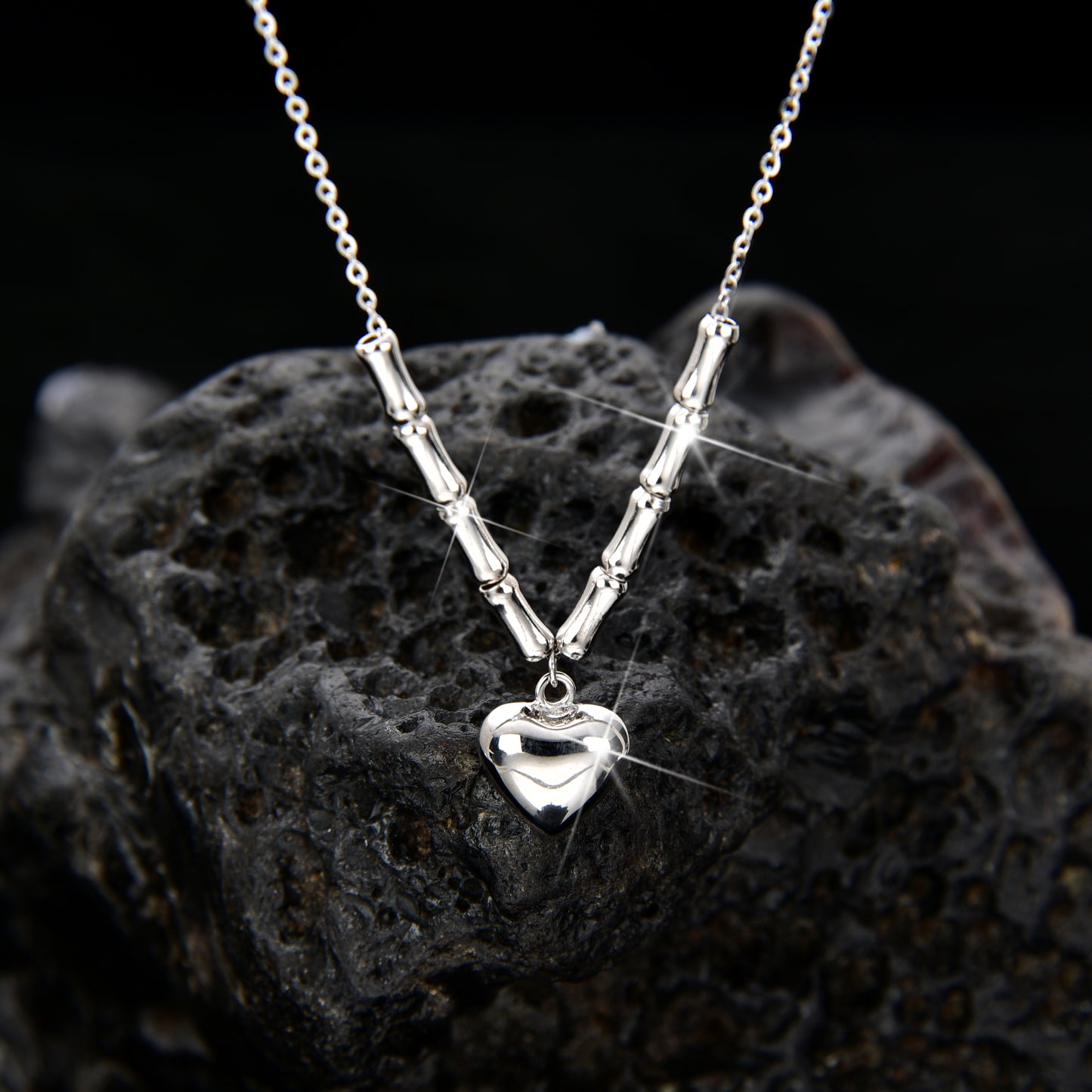Collar de corazón - Joyería para mujer