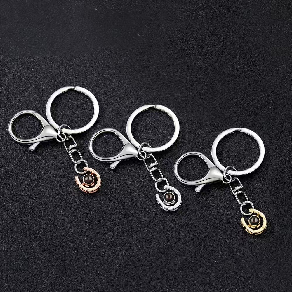 Proyección de fotos Collar de herradura en forma de U