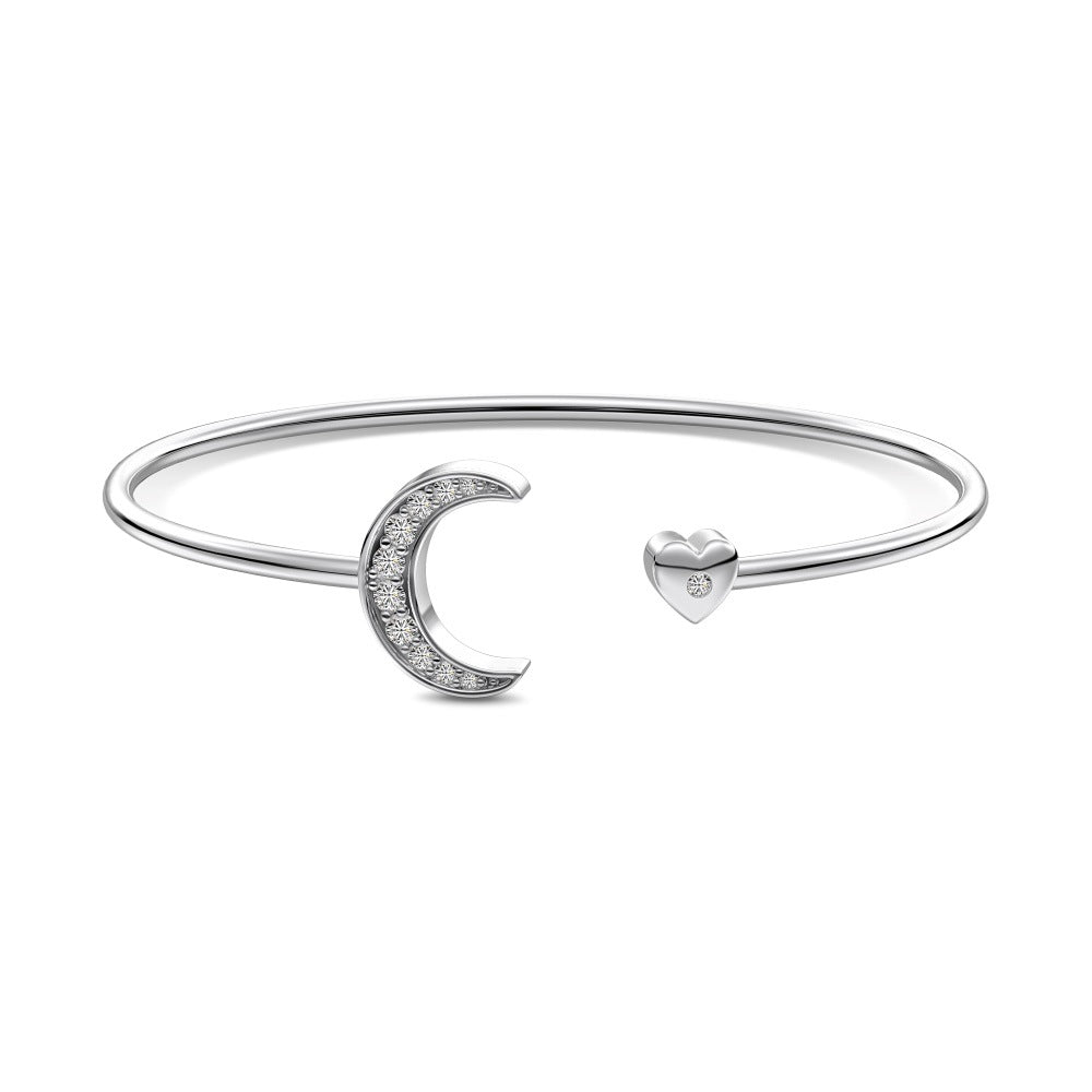 Pulsera de circonita de ojo de diablo moderna y de moda.