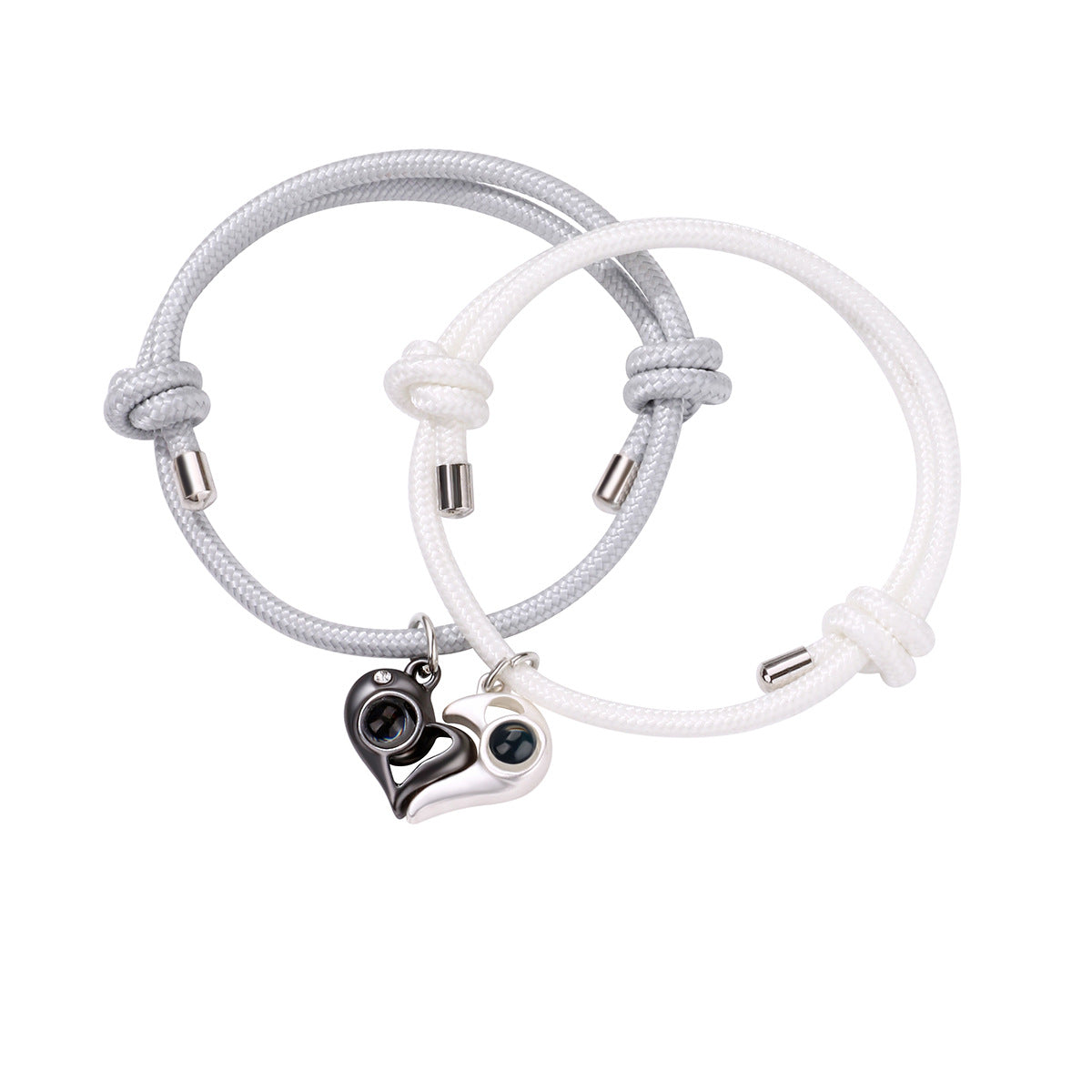 Alloy luminous couple bracelet
