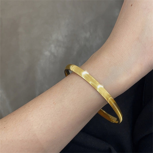 Pulsera de plata pulida ojo de gato personalizada