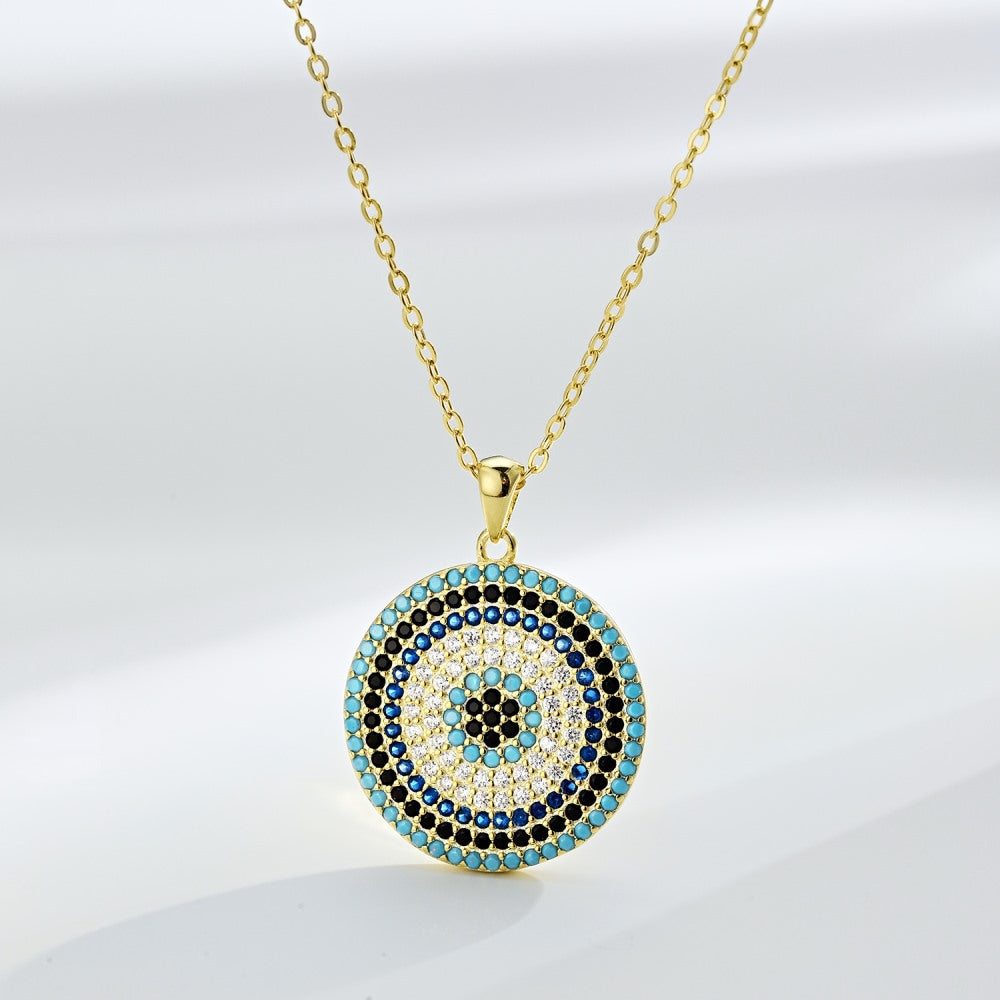 Collar de ojo de diablo moderno y único
