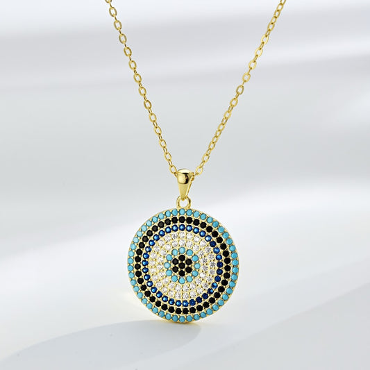 Fashionable and unique devil eye necklace - jewelryweilin