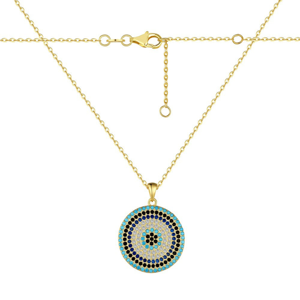 Collar de ojo de diablo moderno y único