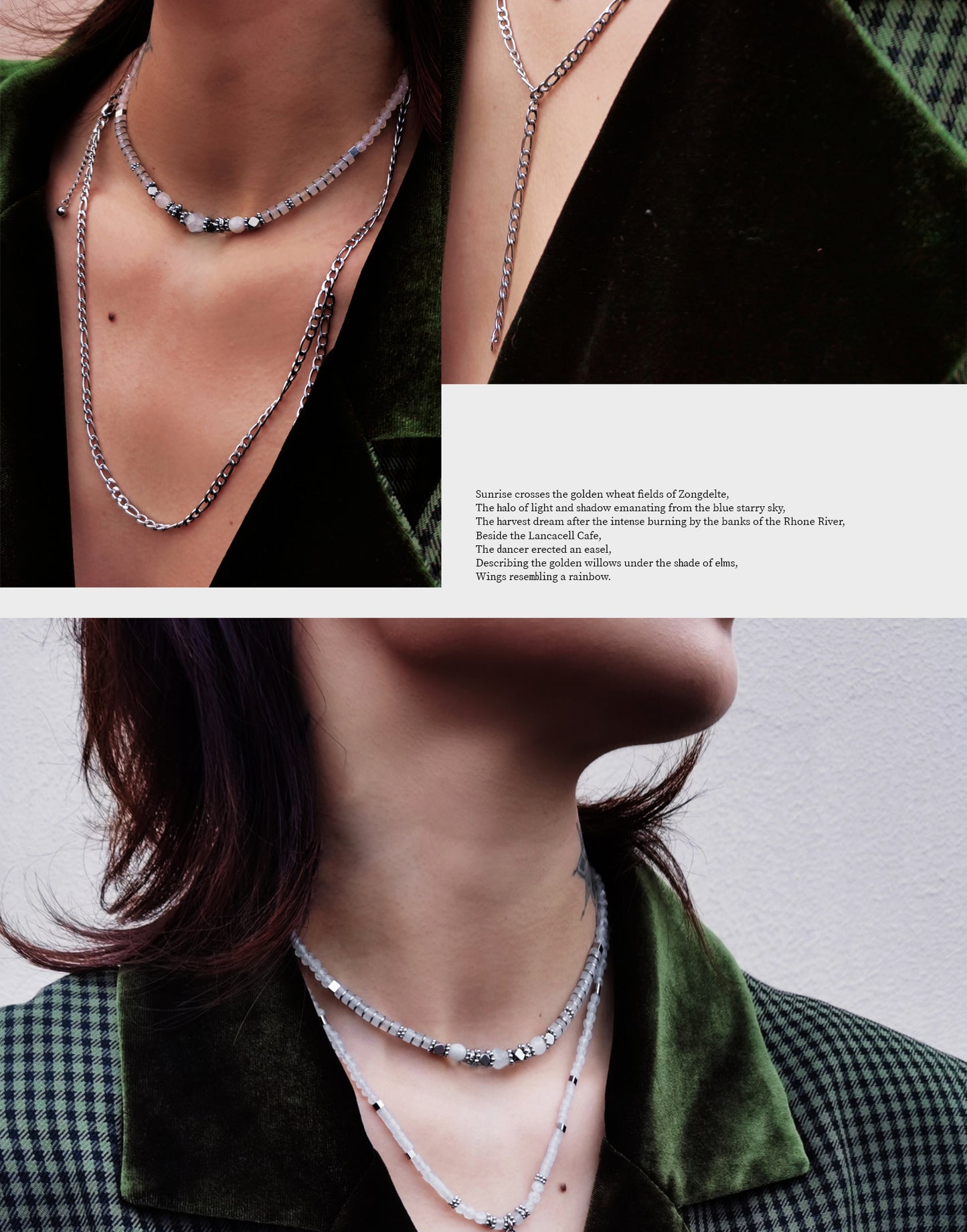Snowstorm necklace
