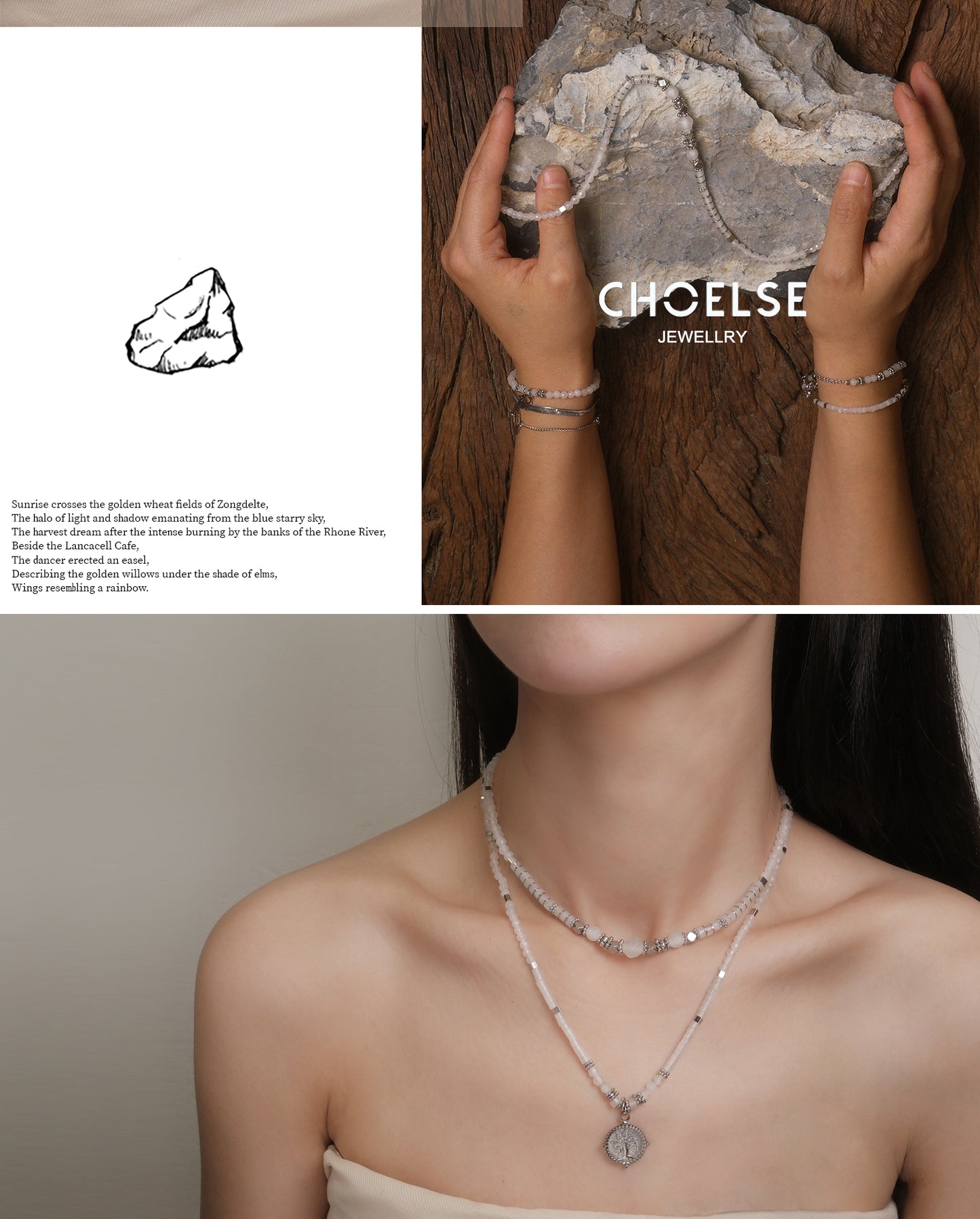 Snowstorm necklace
