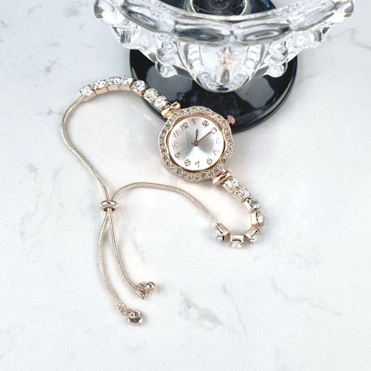 Luxury flower-shaped ladies watch