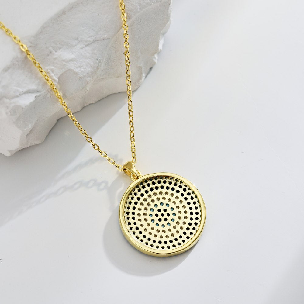 Collar de ojo de diablo moderno y único