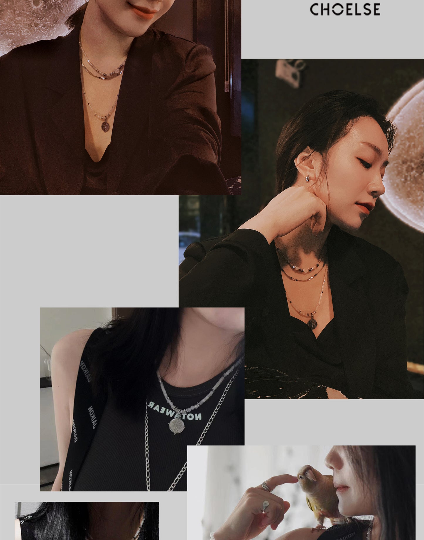 Snowstorm necklace