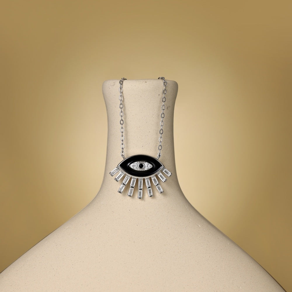 Collar de ojo de diablo moderno y personalizado