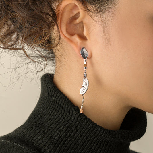 Barley harvest earrings