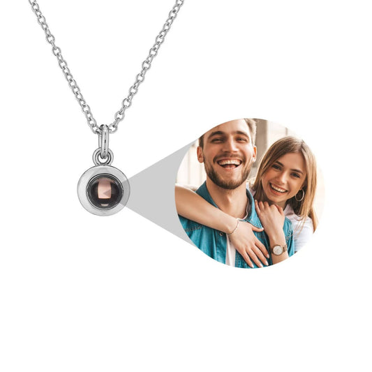 Photo Projection Round Necklace