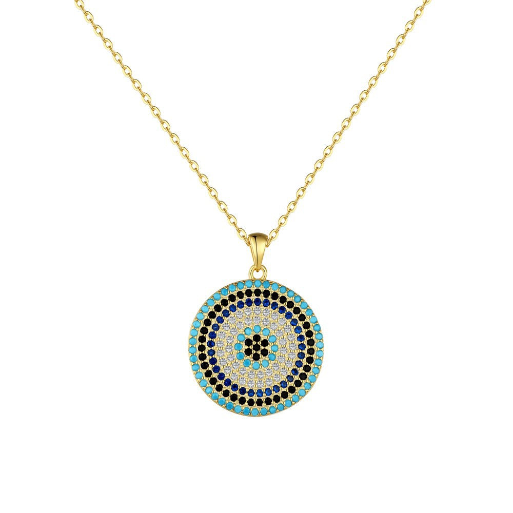 Collar de ojo de diablo moderno y único