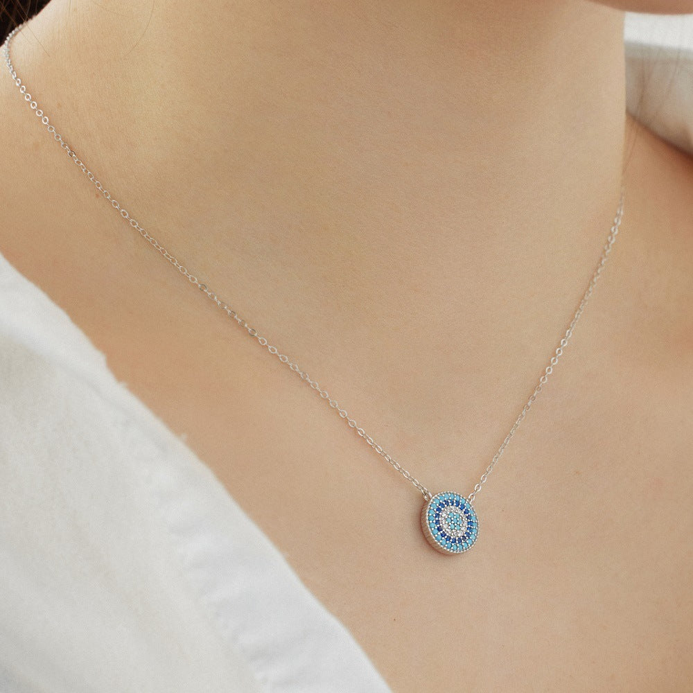 Collar con colgante de ojo del diablo