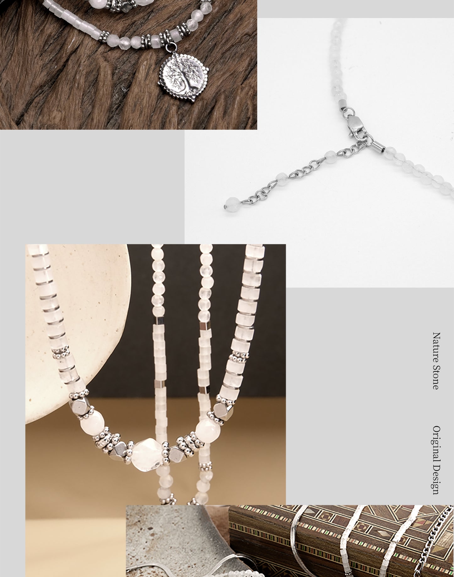 Snowstorm necklace