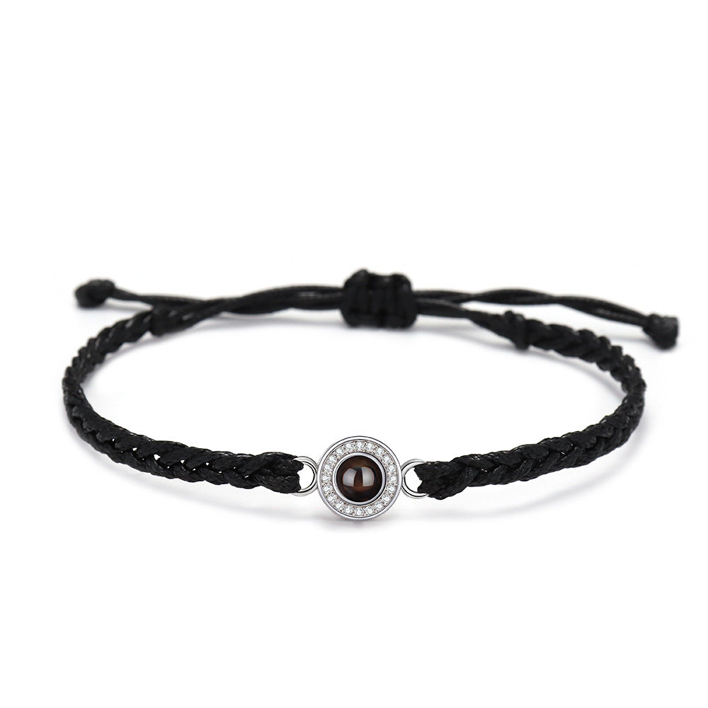 Pulsera de girasol con proyección de fotos