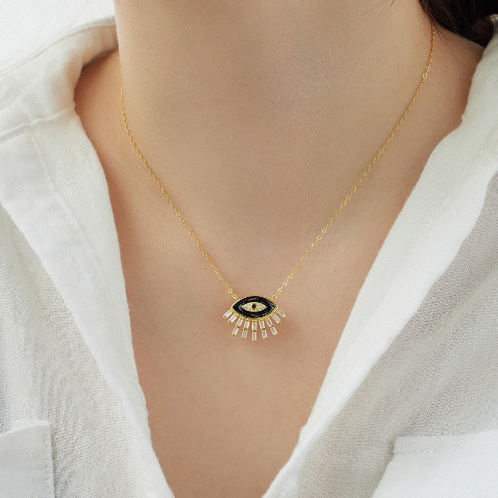 Collar de ojo de diablo moderno y personalizado