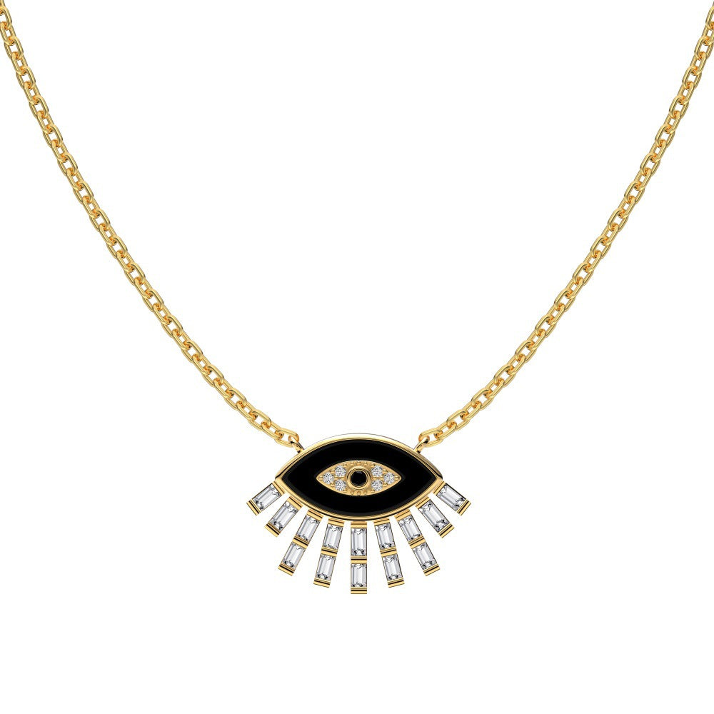 Collar de ojo de diablo moderno y personalizado
