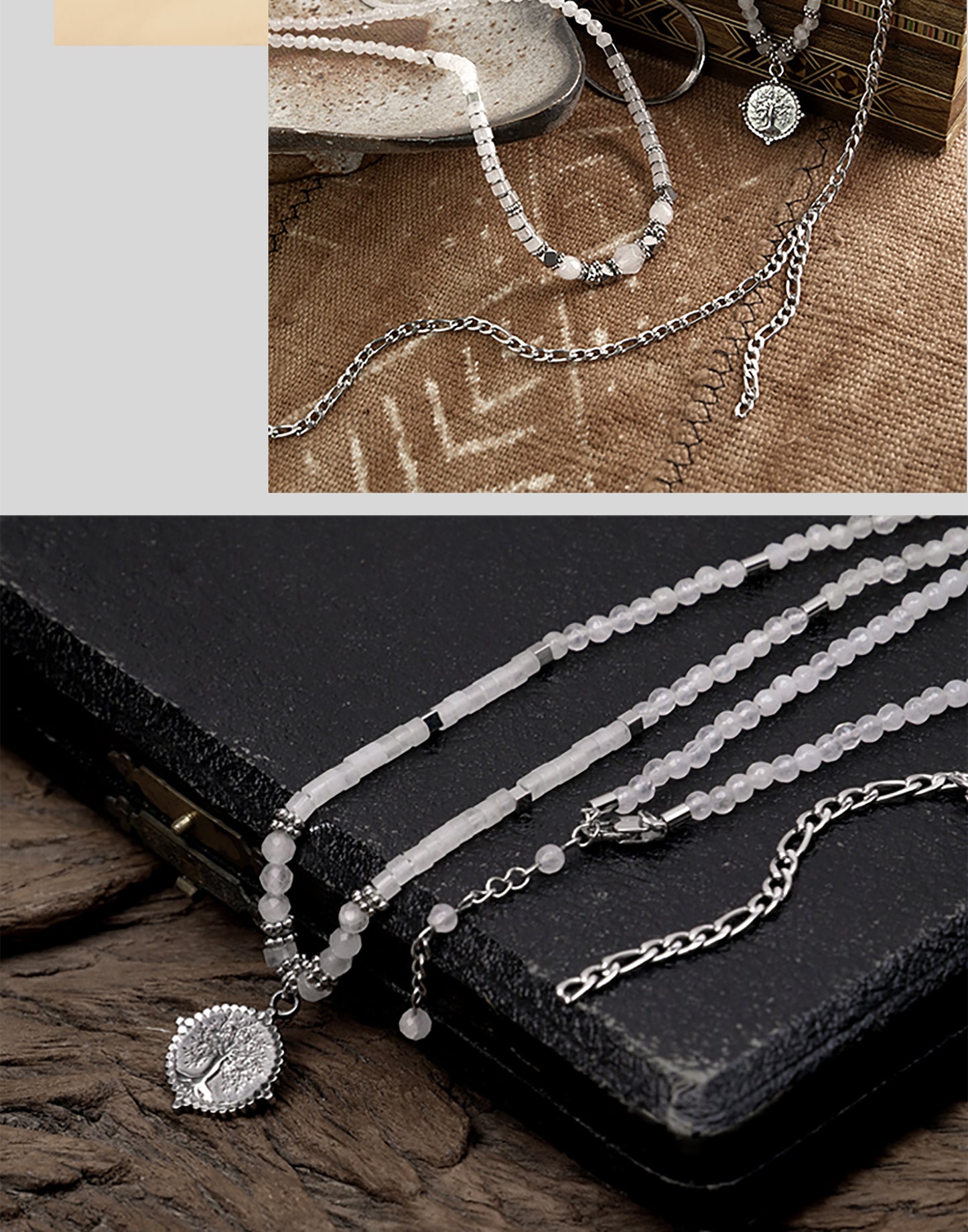 Snowstorm necklace