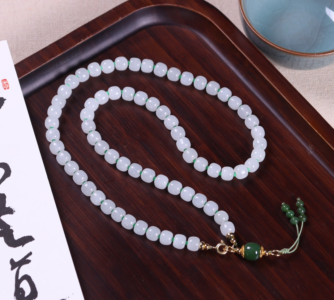Collar de jade hetiano de doble propósito de moda