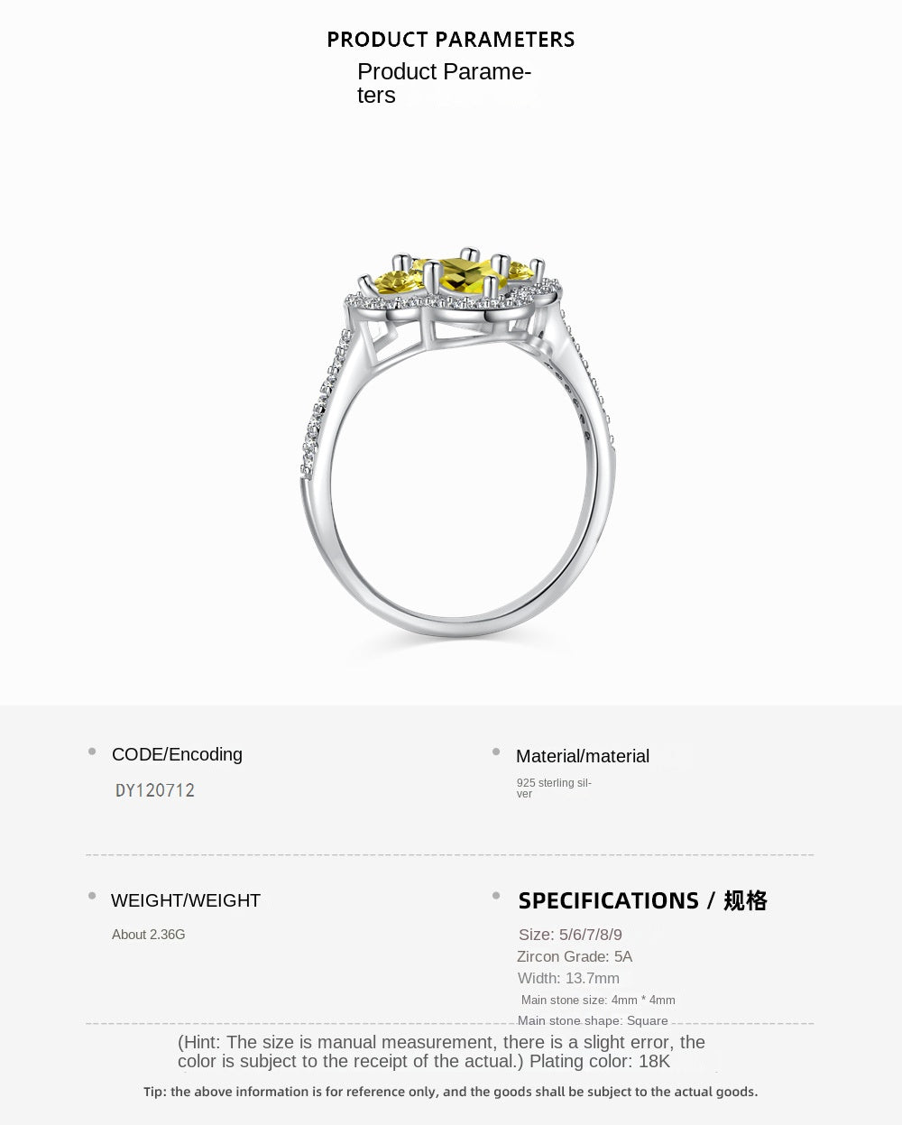 Anillo clásico de circonita con diamante de alto carbono y corte de flor de hielo brillante y noble