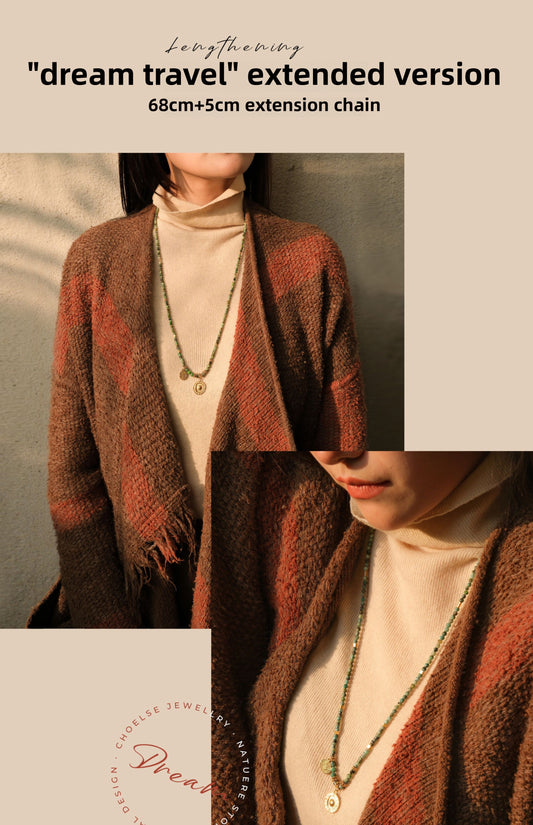 Collar de turquesa verde