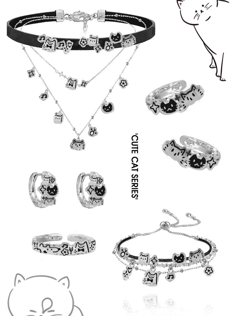 Cat doodle bracelet