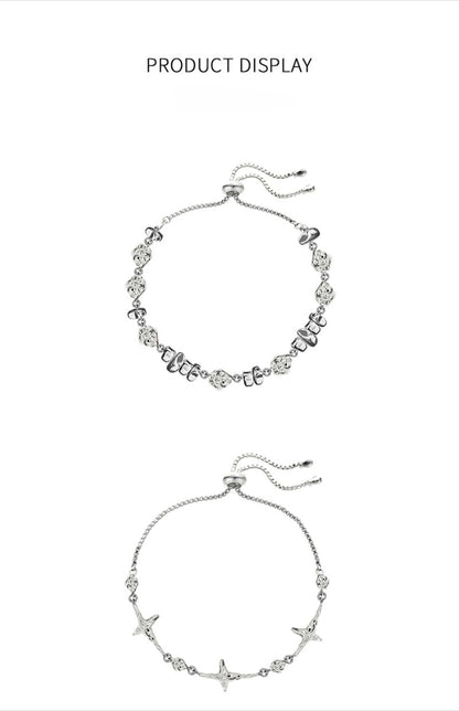 Pulsera de metal estilo europeo y americano. 