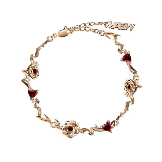 3D rose bracelet