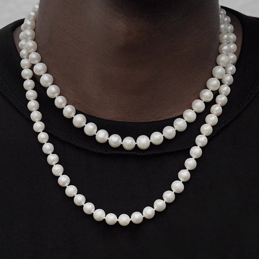 Collar de perlas de hip-hop 
