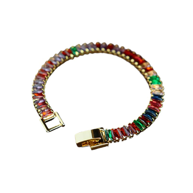Pulsera de circón dopaminérgico con temperamento retro