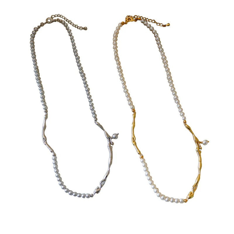 Collar elegante de perlas vintage de alta gama