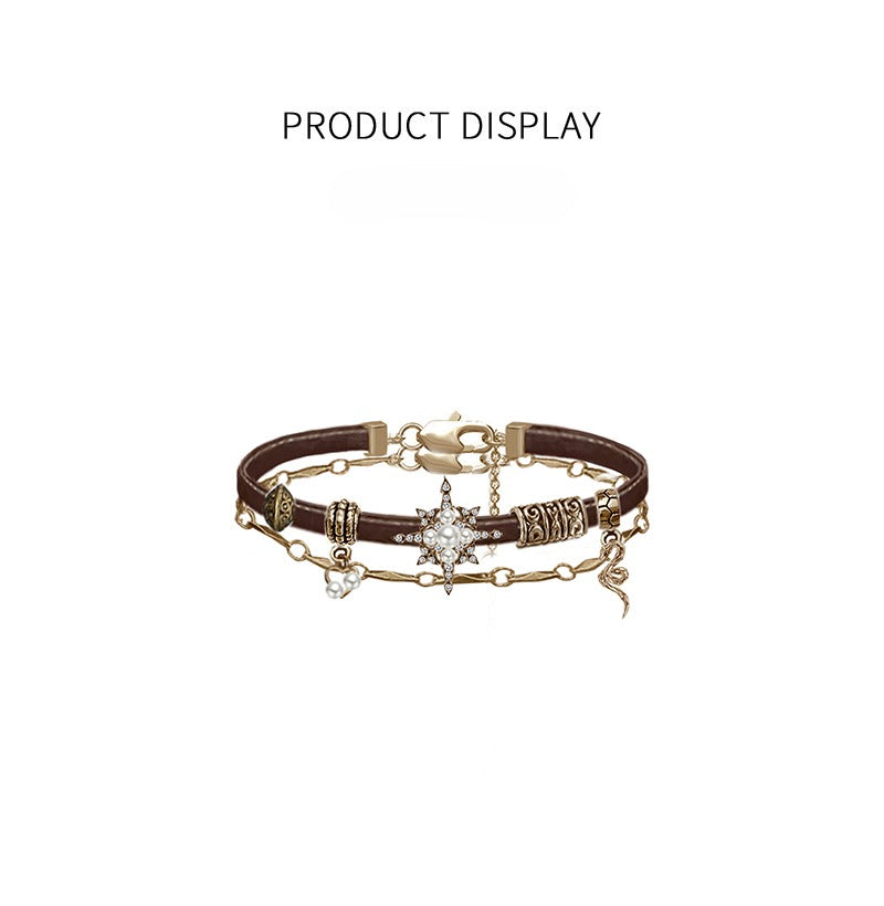 Star rays stacking bracelets