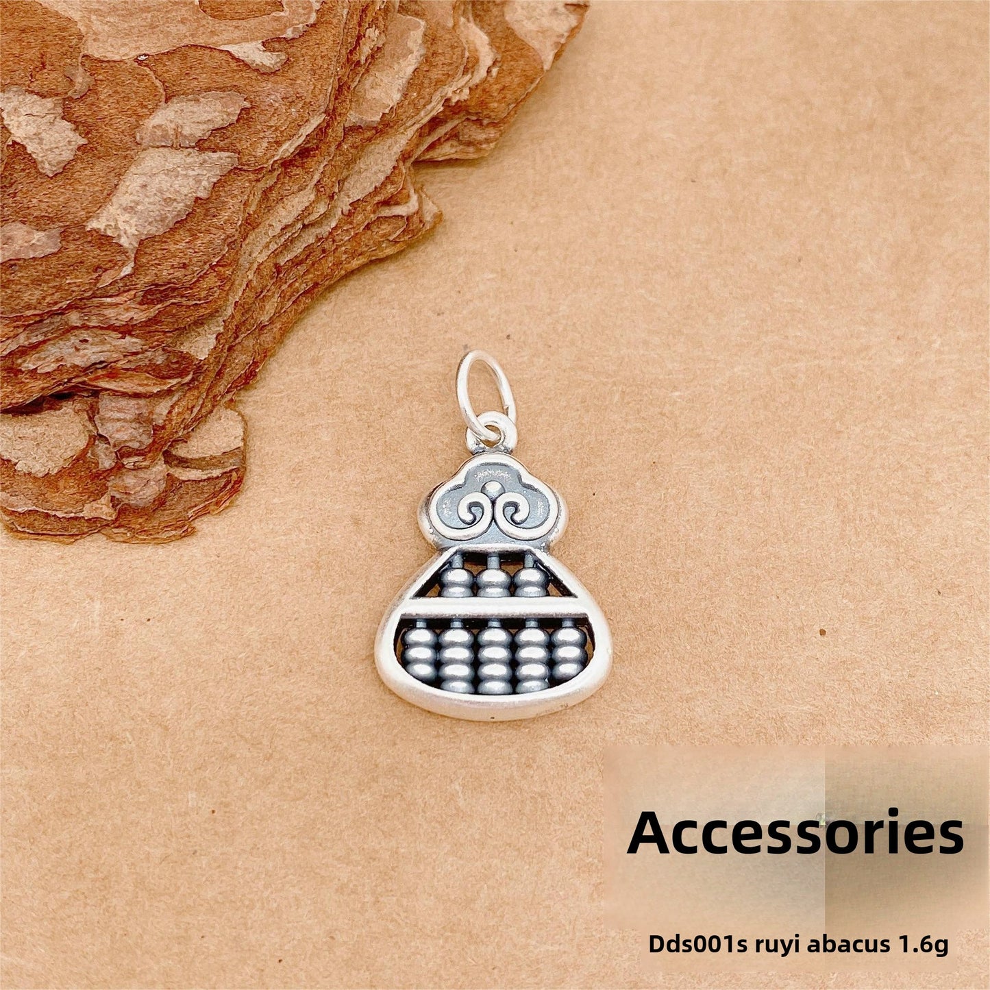 Accesorios colgantes de plata de ley tridimensionales personalizados