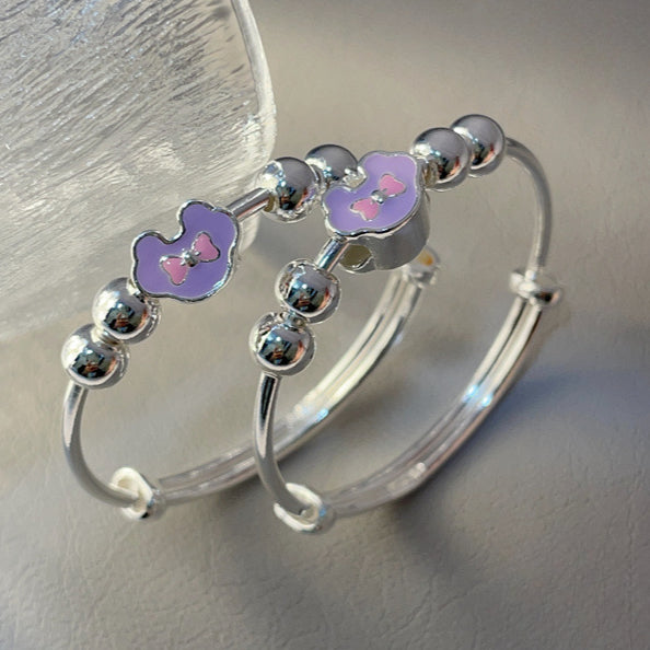 China Colorful Amulet Bow Children's Bracelet