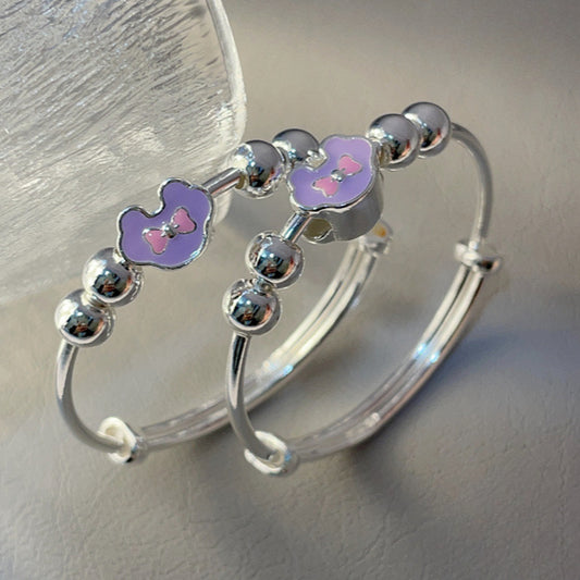 China Colorful Amulet Bow Children's Bracelet