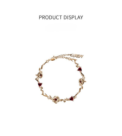 3D rose bracelet