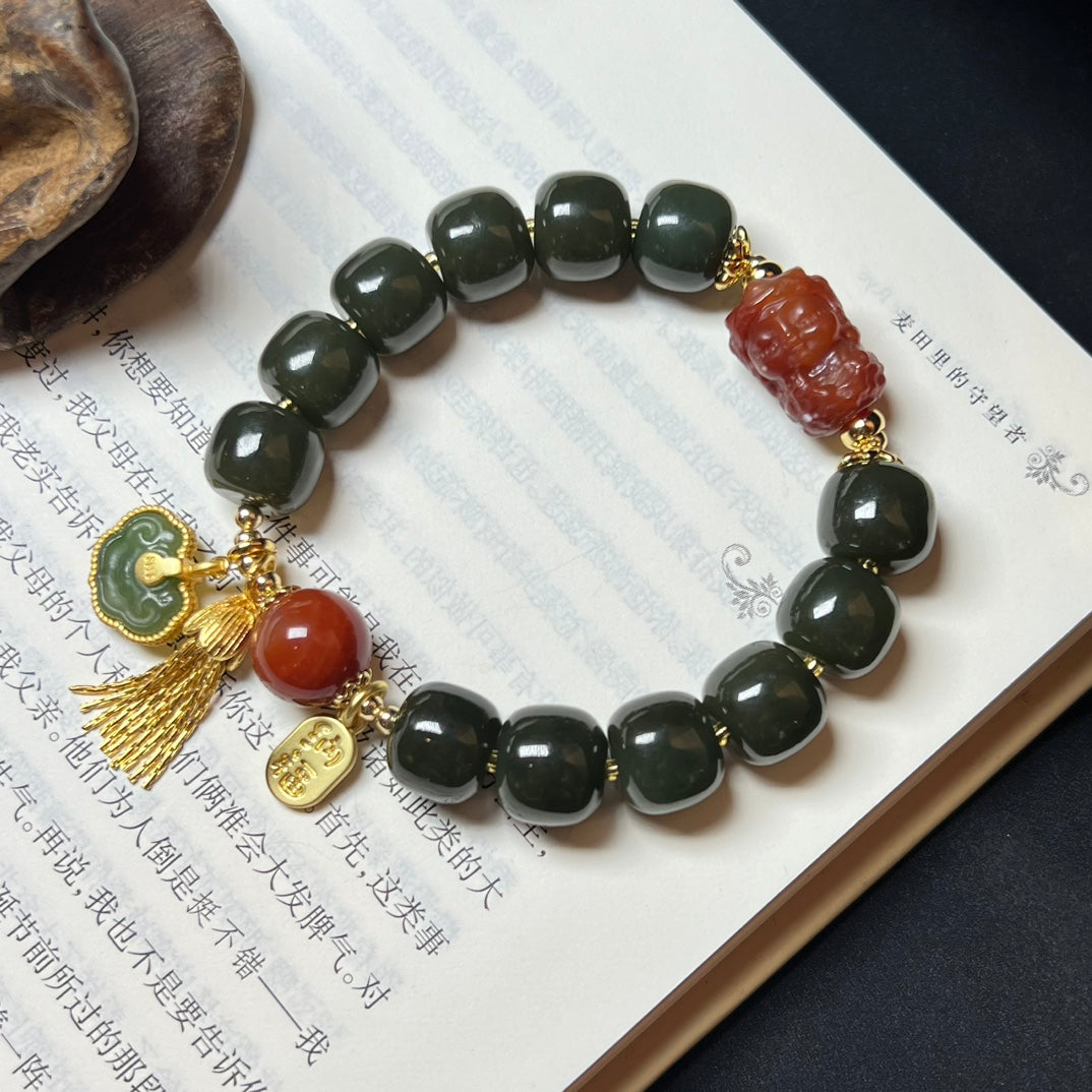 Pulsera Tara de jade hetiano