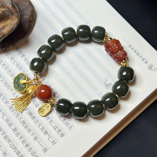 Pulsera Tara de jade hetiano